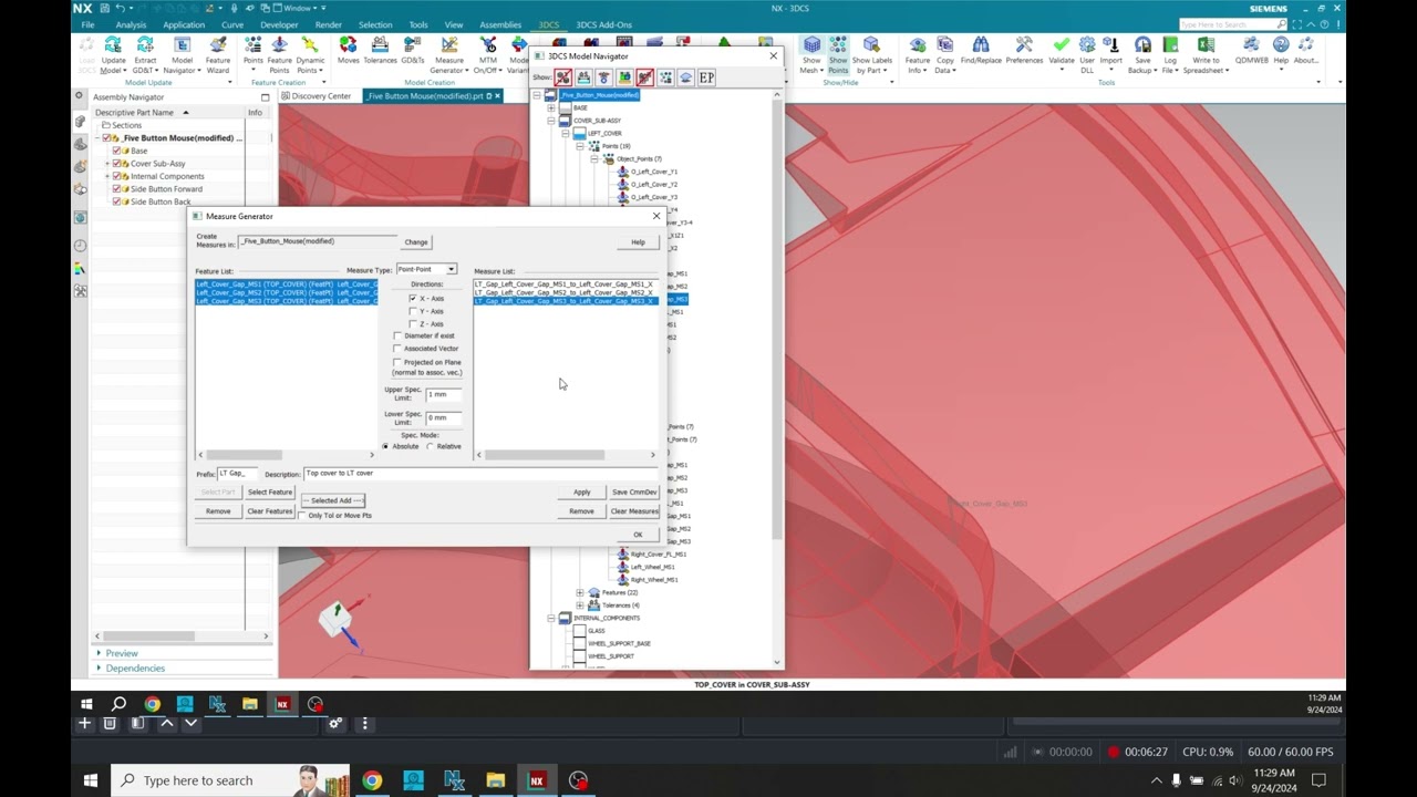 3DCS Tutorials - Measure Generator - Use the step by step wizard to quickly build measures in 3DCS