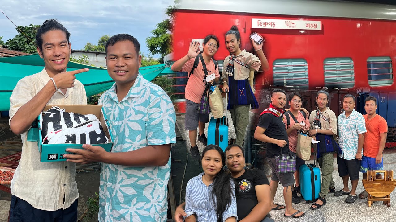 @MonuBikomiya. Gave me Expensive Gift | Monu Journey to Arunachal by Train | Naga Friend invited