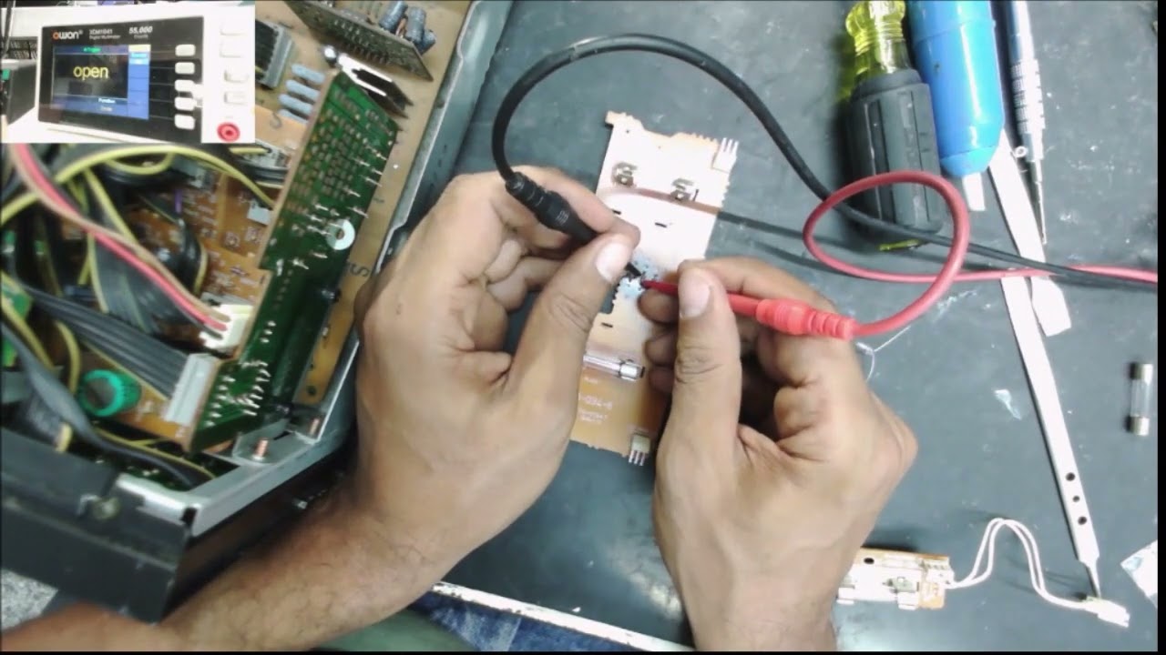 JVC RX-5V 5VBK 5LBK computer controlled receiver turns on but no display