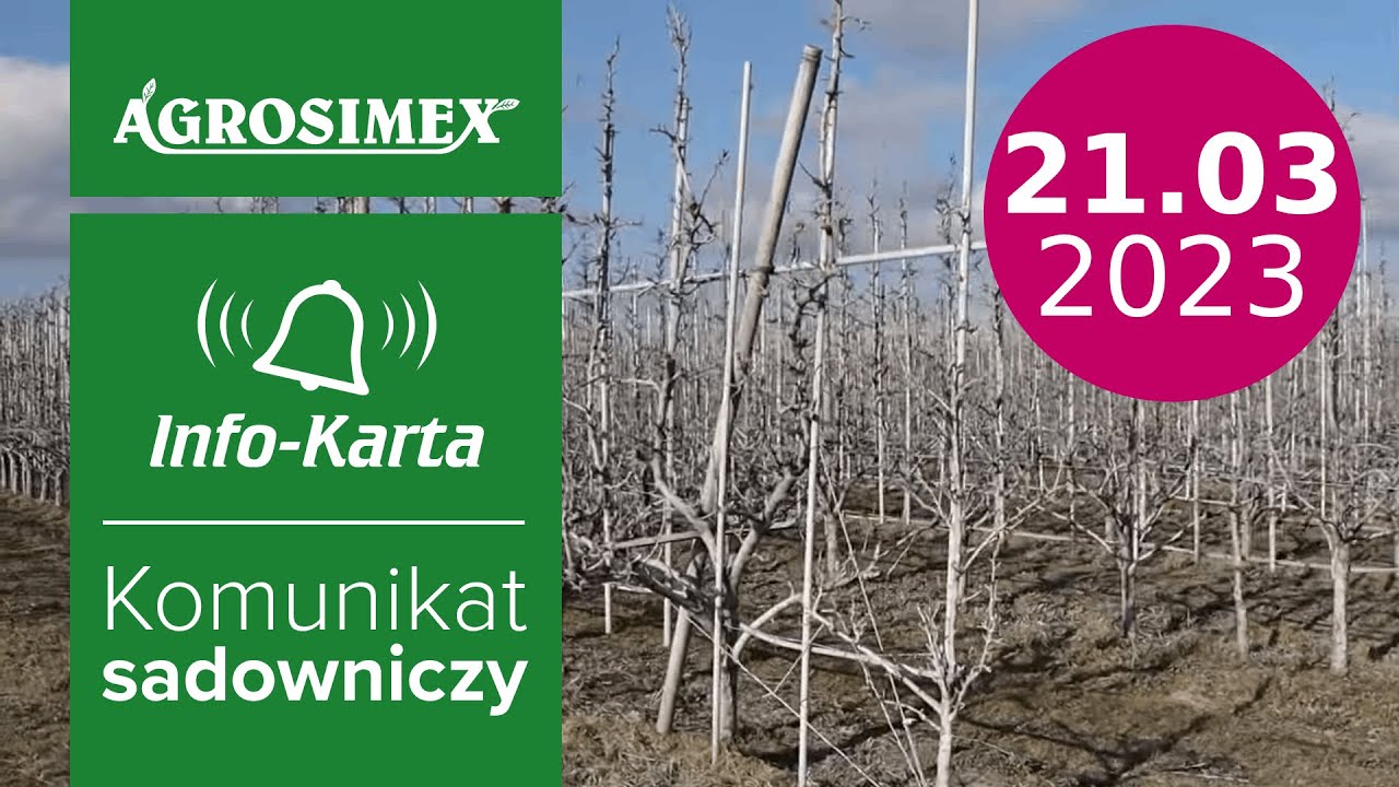 Pierwsze zabiegi w sadach - komunikat sadowniczy | Agrosimex