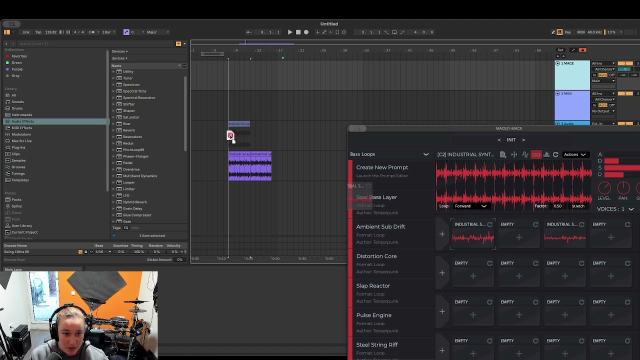 Quick 'how to' use Tensorpunk's MACE plugin
