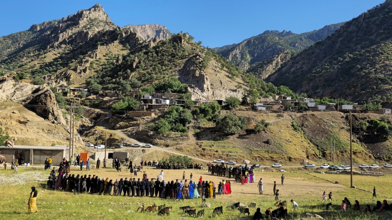 Wedding ceremony in the village of Bustan Abad, dolli_dara region, Salas Babajani county #عروسی
