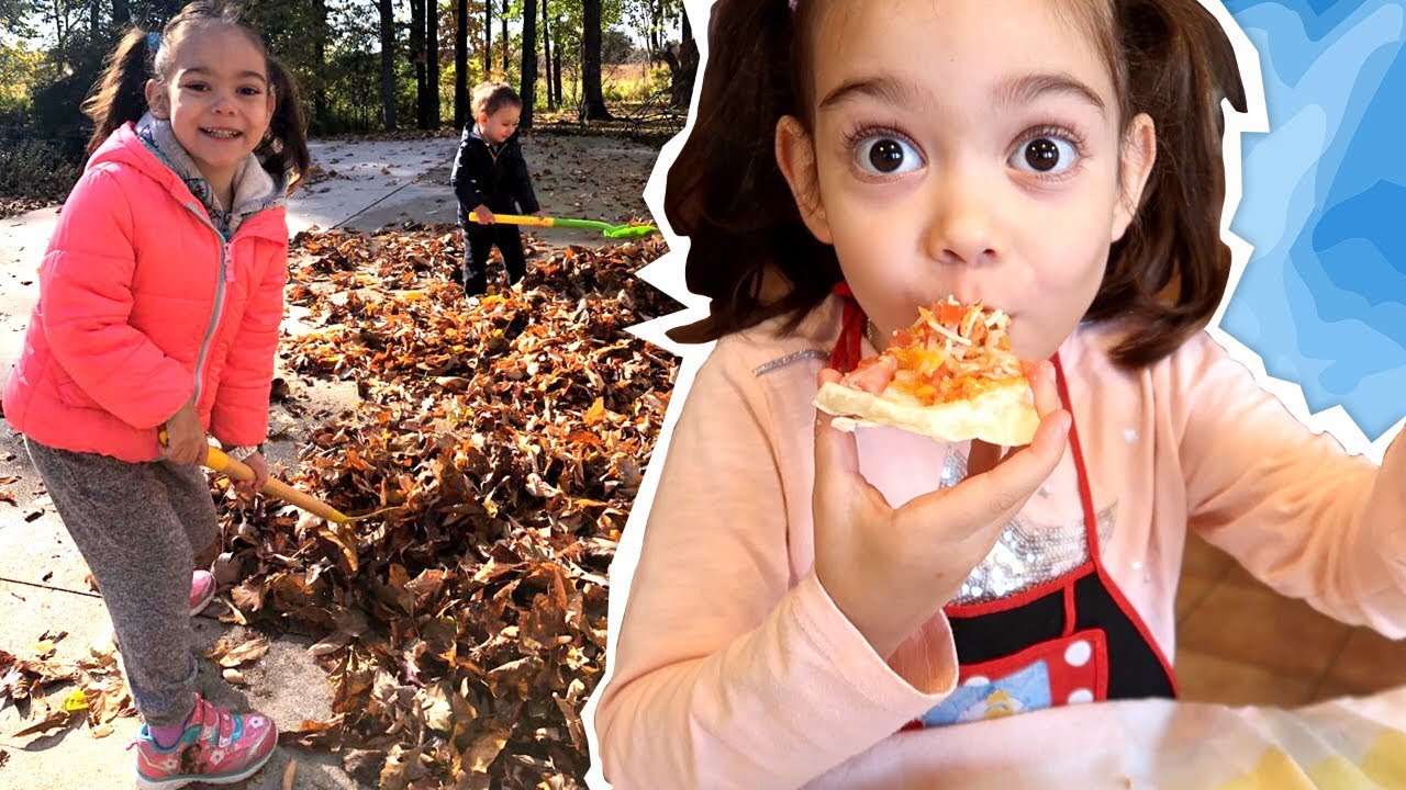PIZZA DE FRIGIDEIRA 🍕 E UM MAR DE FOLHAS 🍁 - FLÁVIA CALINA
