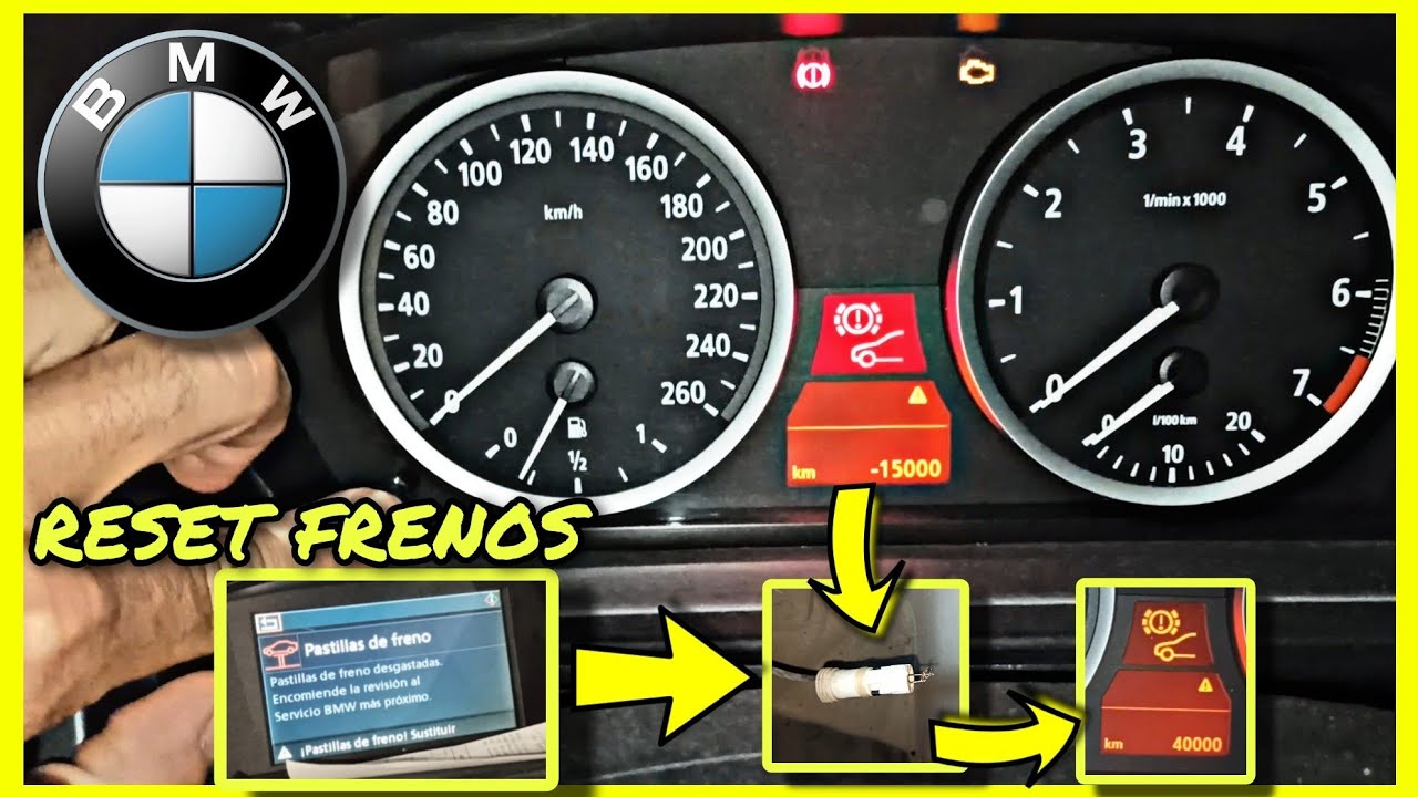 Como QUITAR aviso DESGASTE de FRENOS bmw E60