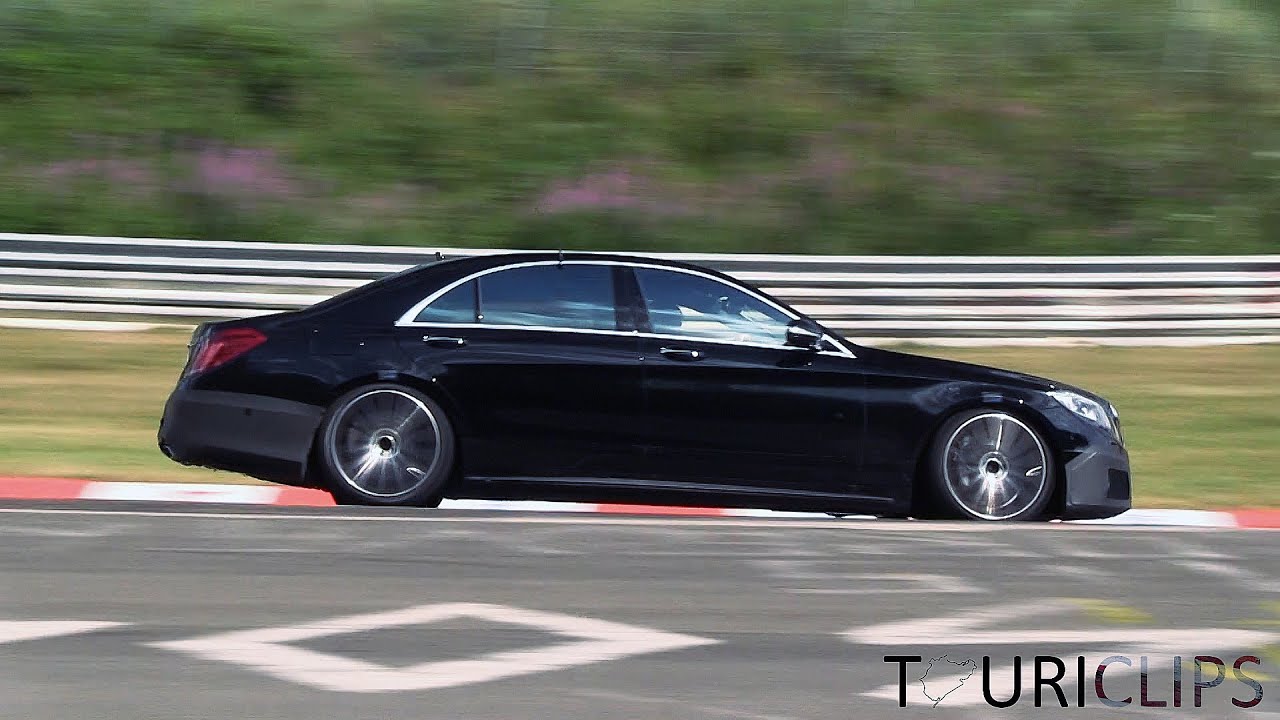2014 W222 Mercedes-Benz S600 and S63 AMG spied on the Nürburgring