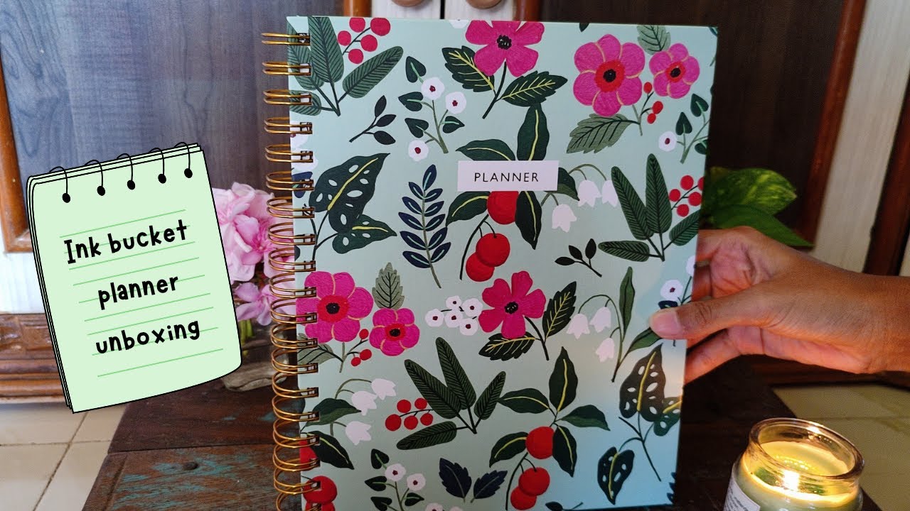 Unboxing and flip through of Ink bucket Undated Planner for 2022 | Look of Planner inside out .