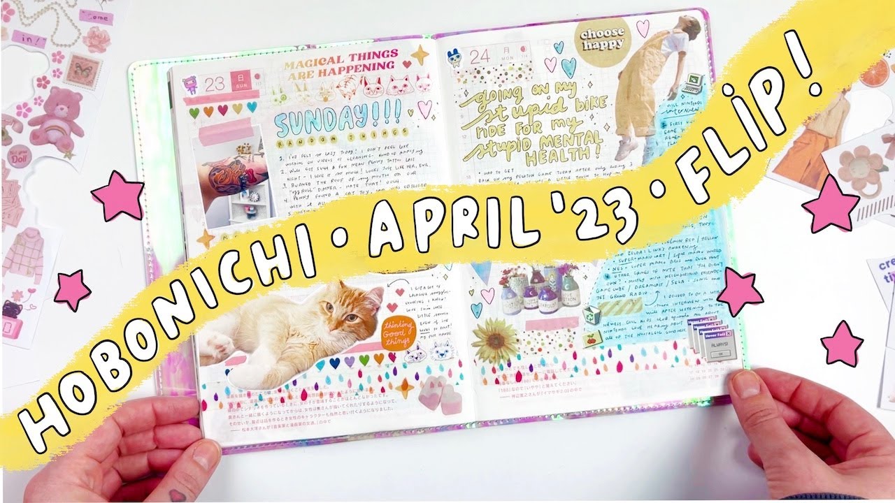 Hobonichi Flip Through- April 2023