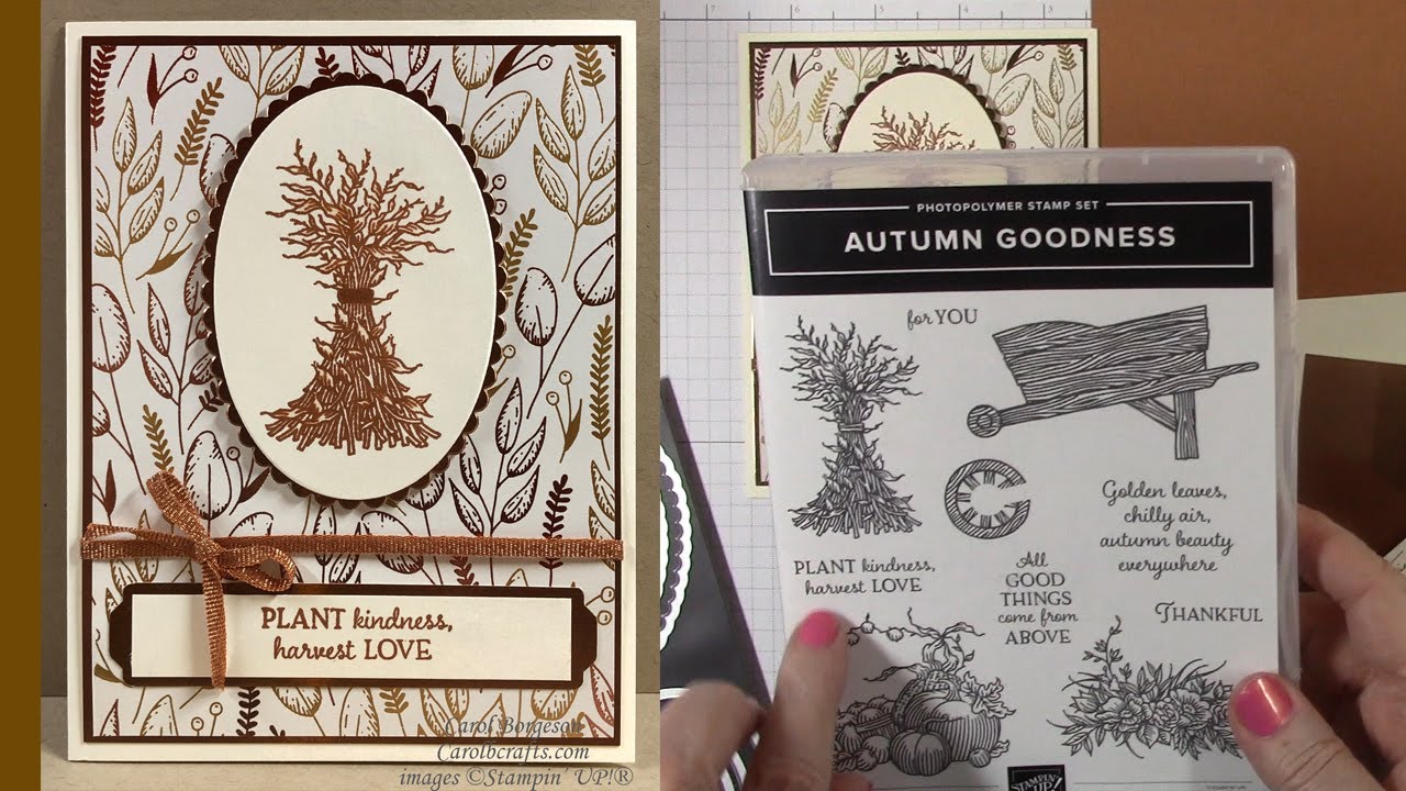 Stampin' Up! Autumn Goodness Create Kit Project 2 Thanksgiving Card