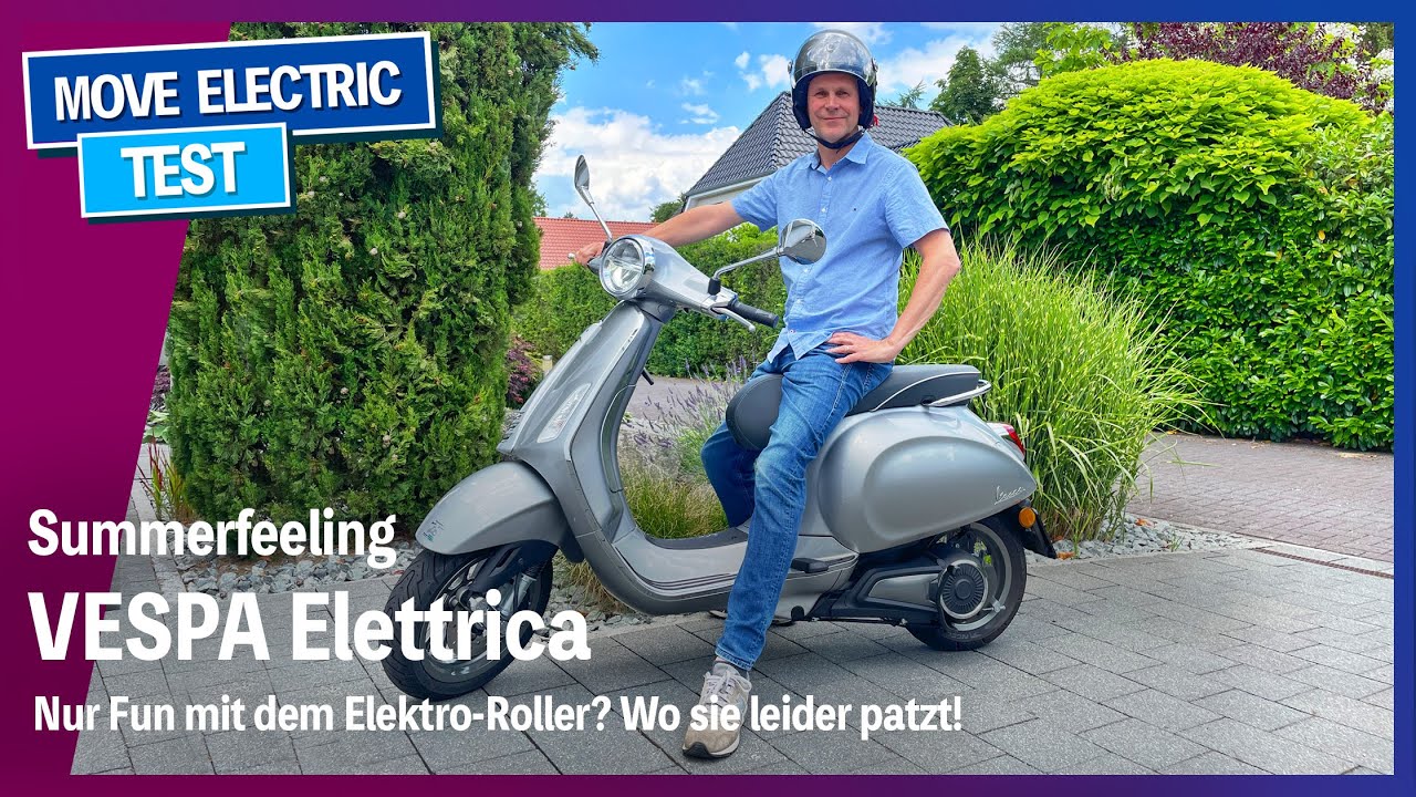 Vespa Elettrica - Nur Fun mit dem Elektroroller? Fahren Reichweite Akku und ein paar echte Schwächen