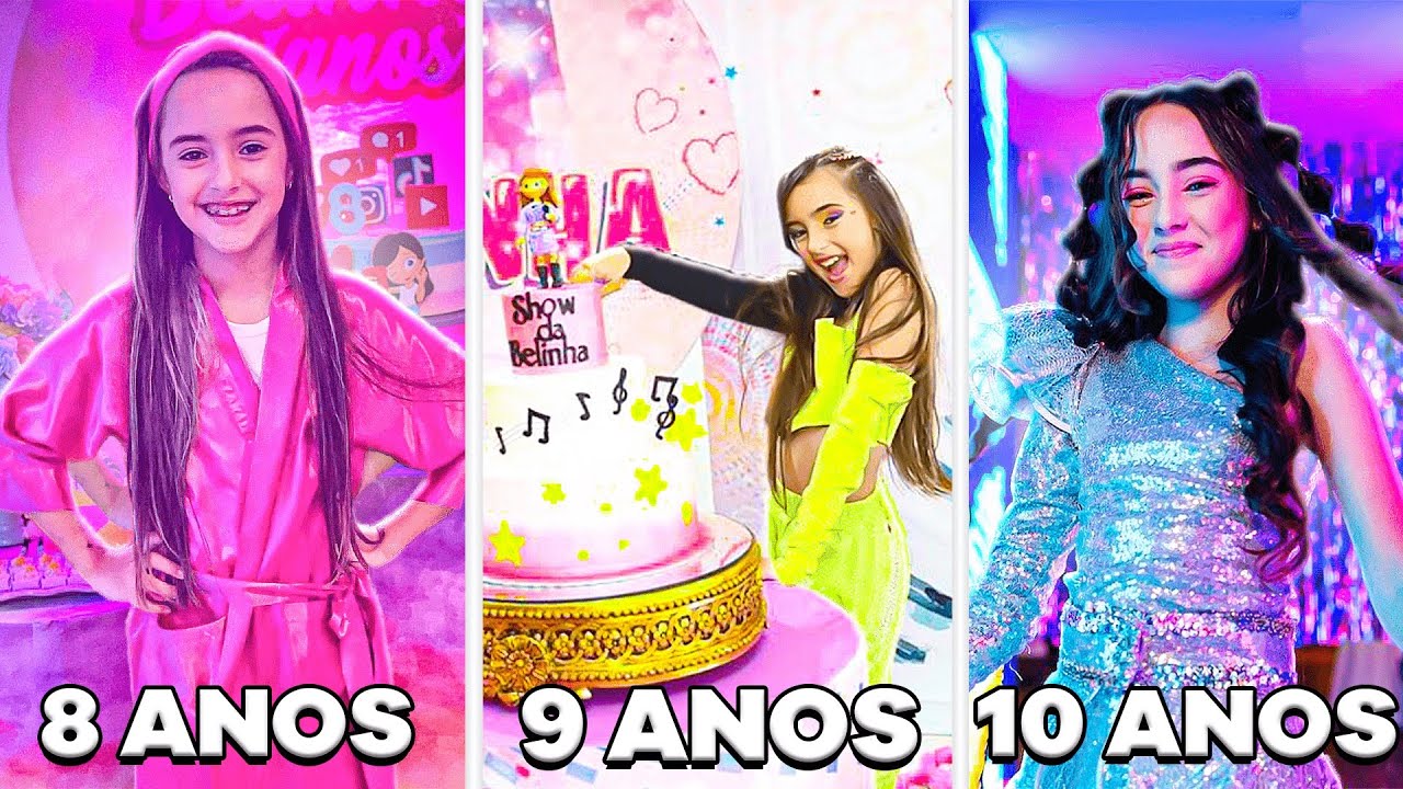 FESTA DE ANIVERSÁRIO DE 8, 9 E 10 ANOS DA BELINHA
