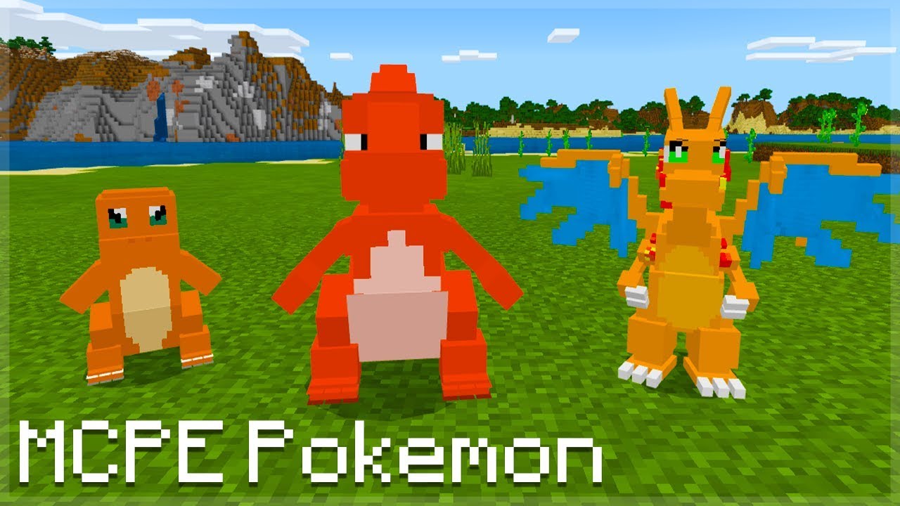 Minecraft Pixel-mon MOD in Minecraft Pocket Edition/Bedrock