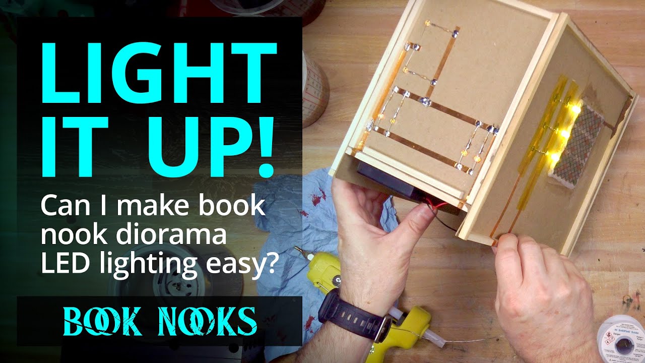 Transform Your Book Nook Dioramas with Easy LED Lights