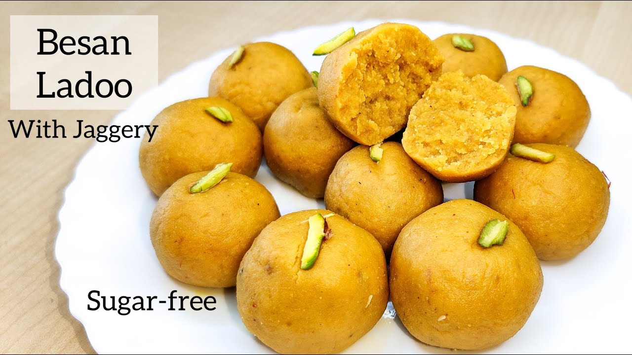 Besan Ladoo without Sugar | बेसन गुड़ के दानेदार लड़ूँ कैसे बनाते है | Besan Ladoo Recipe