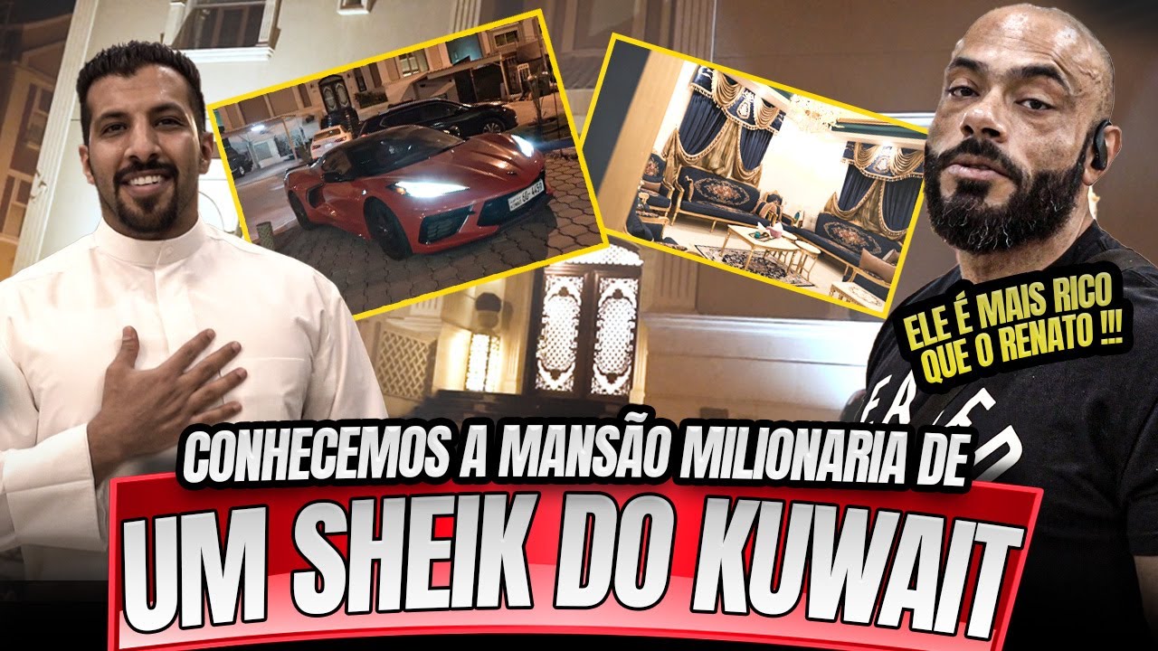 CONHECEMOS A MANSÃO MILIONARIA DE UM SHEIK DO KUWAIT !!!