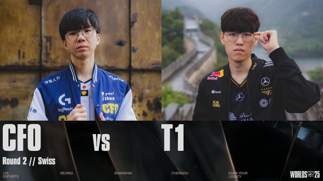 CFO vs T1 | WORLDS 2025 | Swiss Stage | Game 01 | CTBC Flying Oyster vs T1