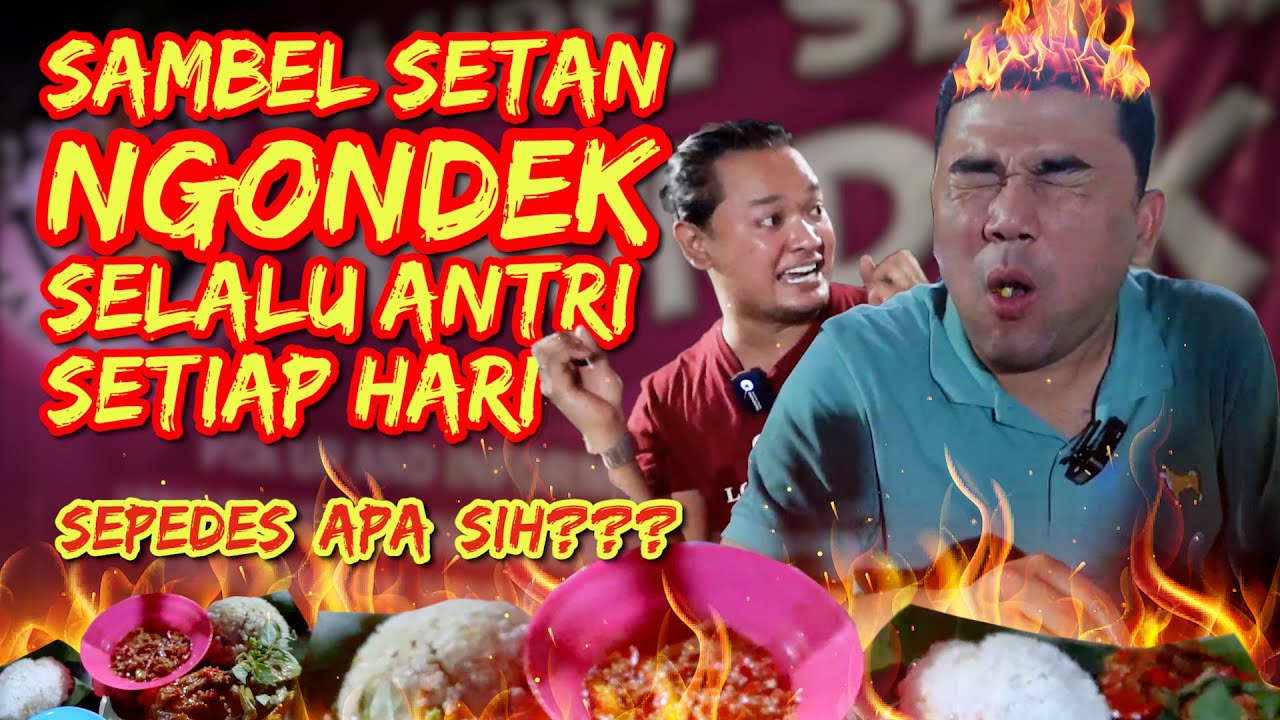 SAMBELNYA JUARA DUNIA🔥SAMBEL SETAN NGONDEK BANYAK PILIHAN LAUKNYA‼️PANTESAN AJA VIRAL‼️ #sambel