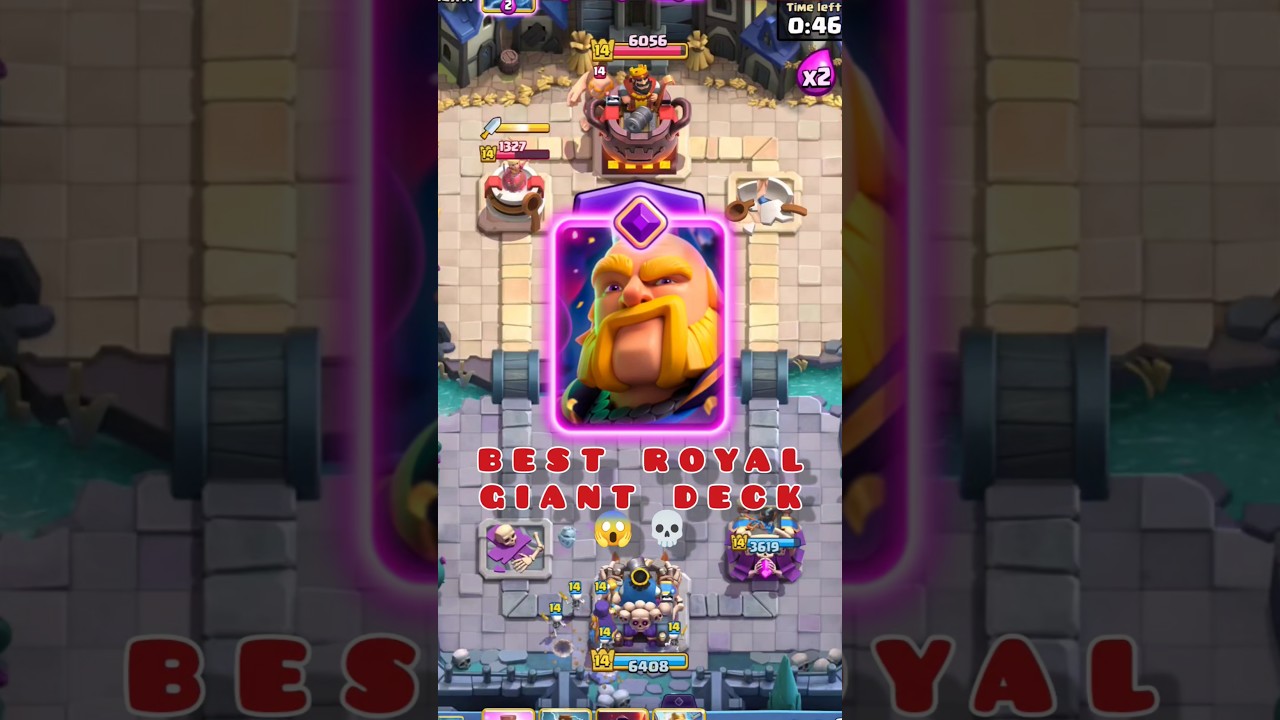BEST ROYAL GIANT DECK 😱💀 #clashroyale #clash #shorts