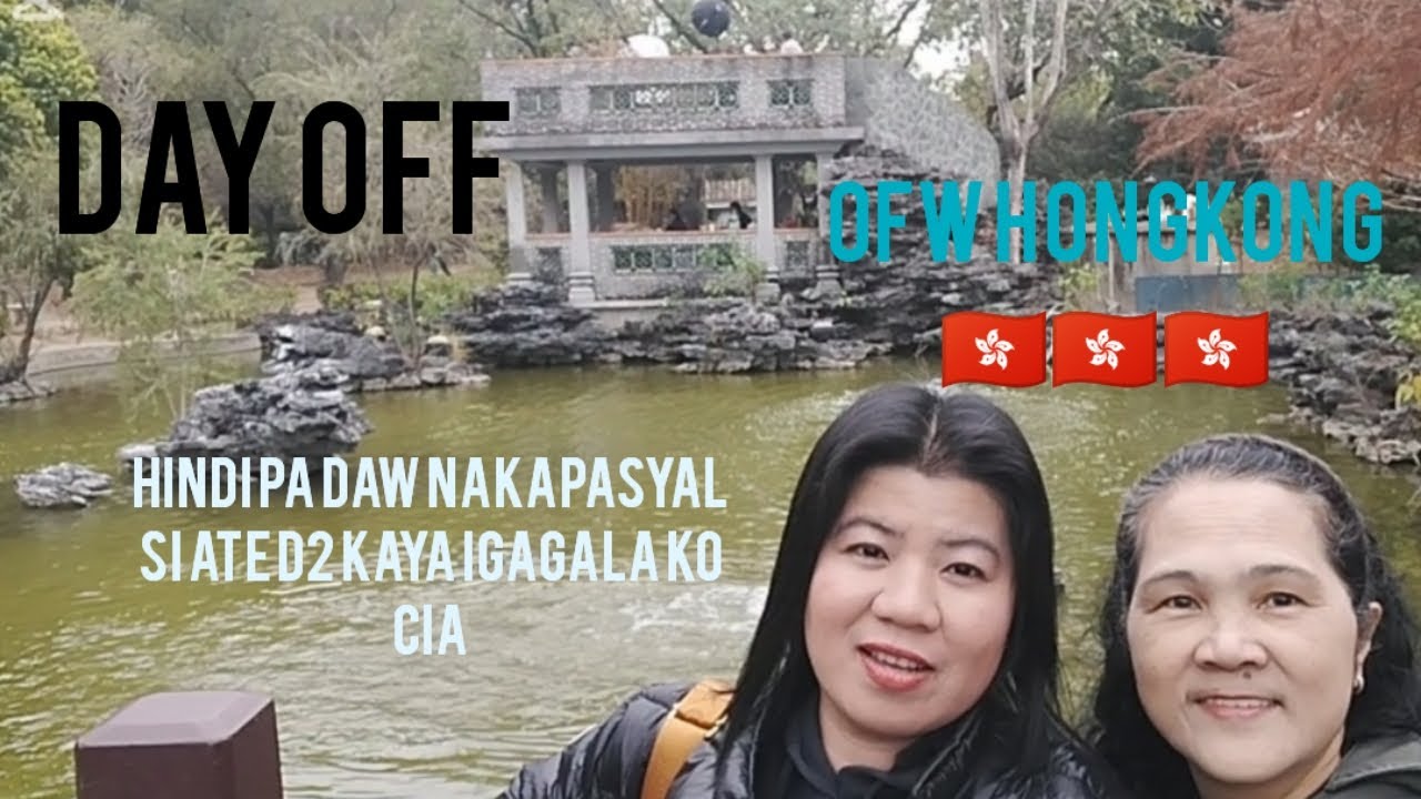 Hindi pa daw cia nakapasyal d2 kaya iginala ko si ate #dayoff #ofwhongkong