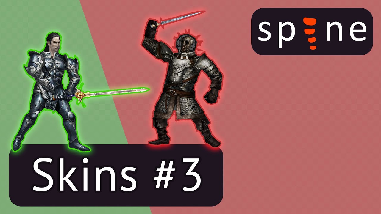 Spine 2D Tutorial : Different Proportions Skins