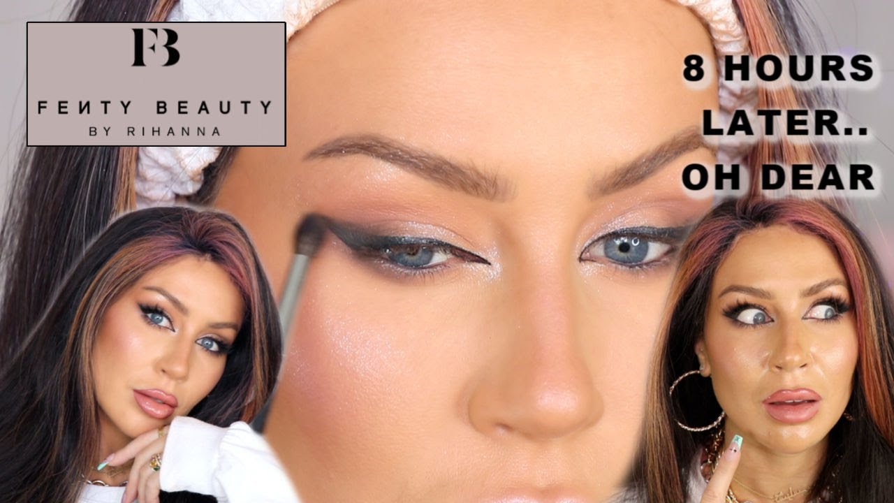 FULL FACE TESTING FENTY BEAUTY AND 8 HOUR WEAR TEST... RIHANNA IM TRUSTING YOU!!