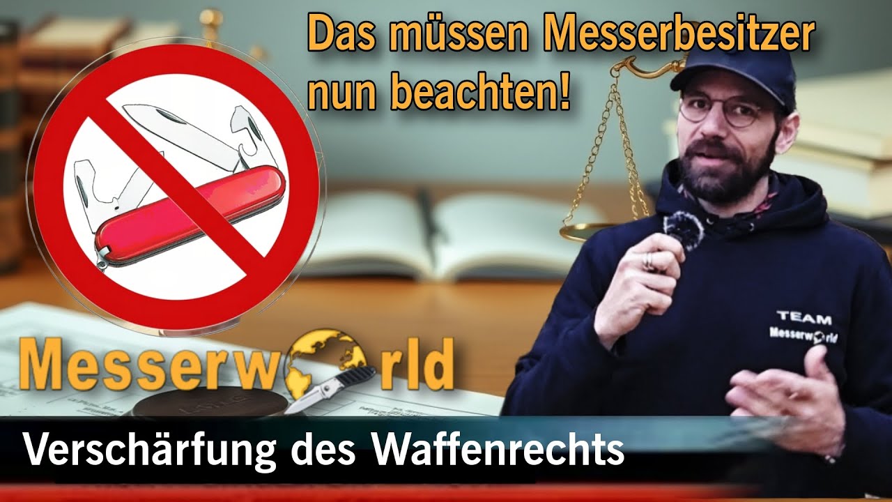 Neues Waffengesetz 2024: Was Messerbesitzer jetzt wissen m&uuml;ssen!