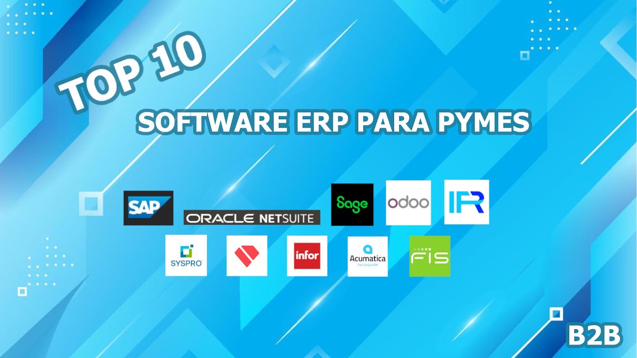 Top 10 software ERP - Programas B2B