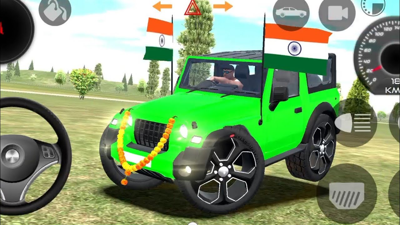 Modified Mahindra Thar😈Games:Indian Green Thar (Gadi Wala Games) Car Game Android Game - #2026