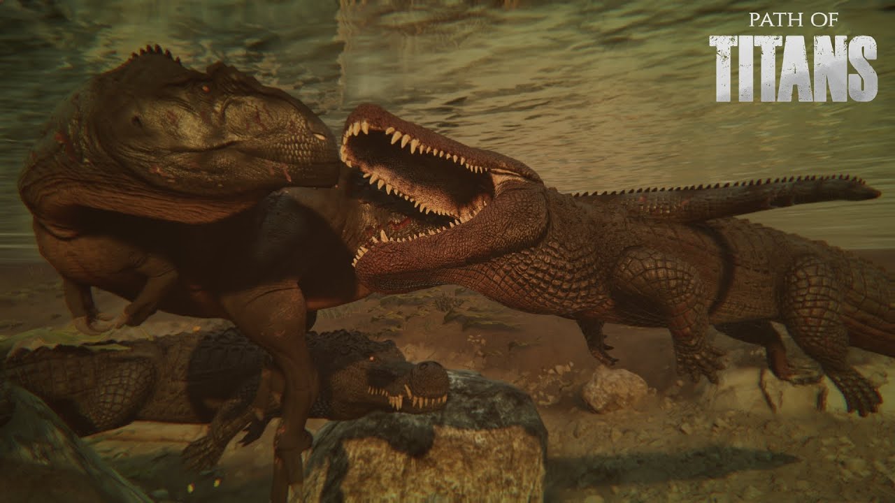 DESAFIEI O TYLOSSAURO… 😱🔥 OLHA NO QUE DEU! 🐊 PURUSSAURO   |Path Of Titans