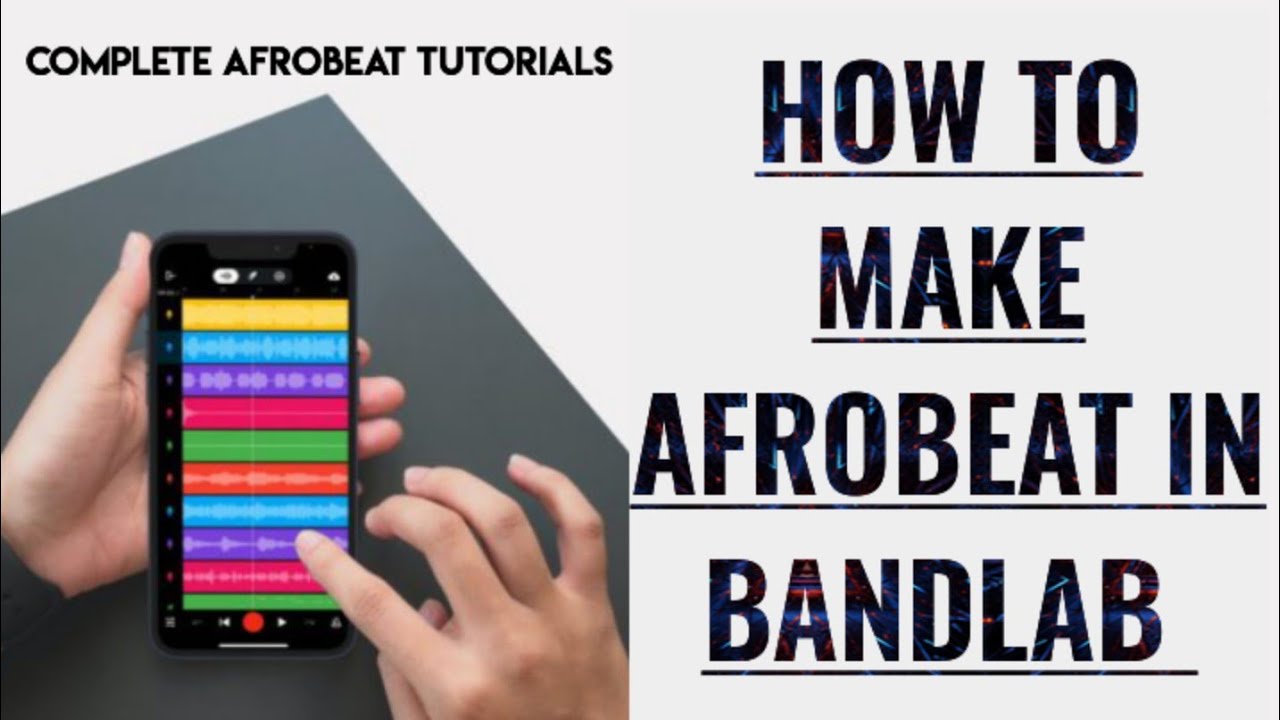 Как создать полноценный афро-бит в инструментальной версии Bandlab