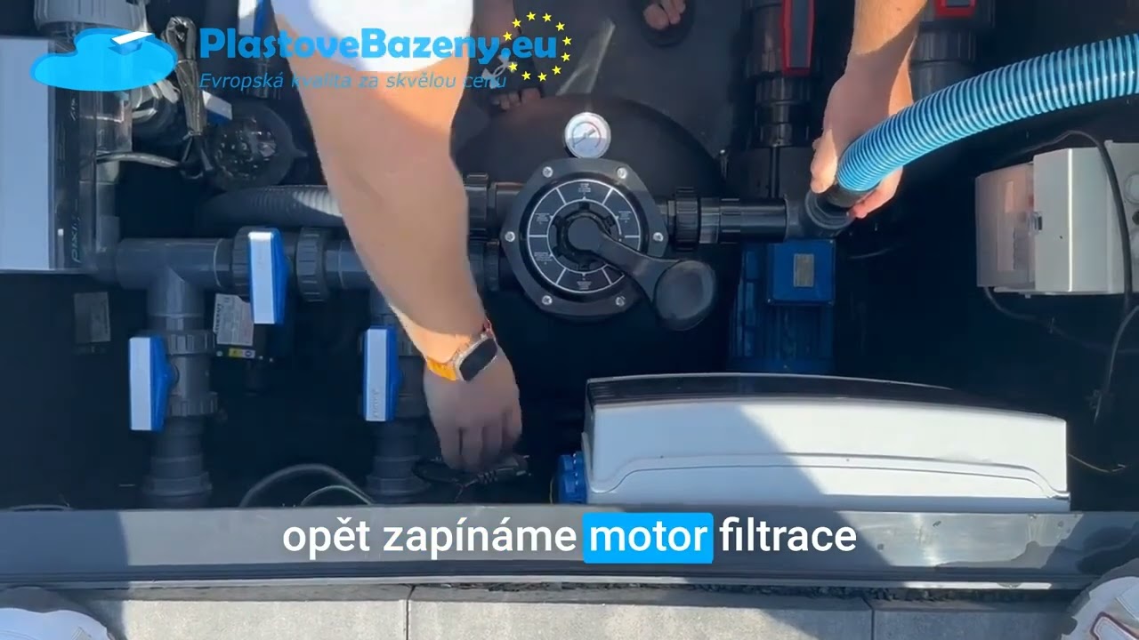 Jak na čištění a proplach pískové filtrace bazénu?