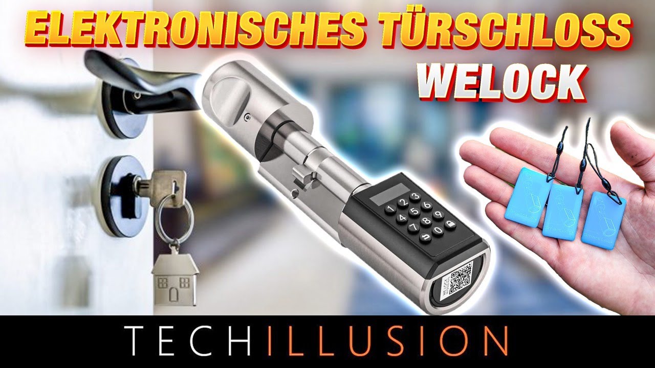 🔥ELEKTRONISCHES TÜRSCHLOSS PCB41 Pincode von WeLock im Test!😱 - We Lock PCB41 - Review & Test