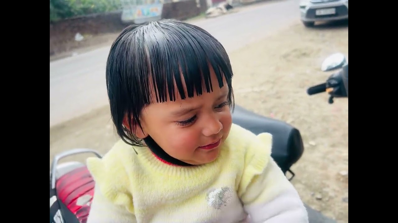Finally Aj Somiya k hair cut krwa diye 