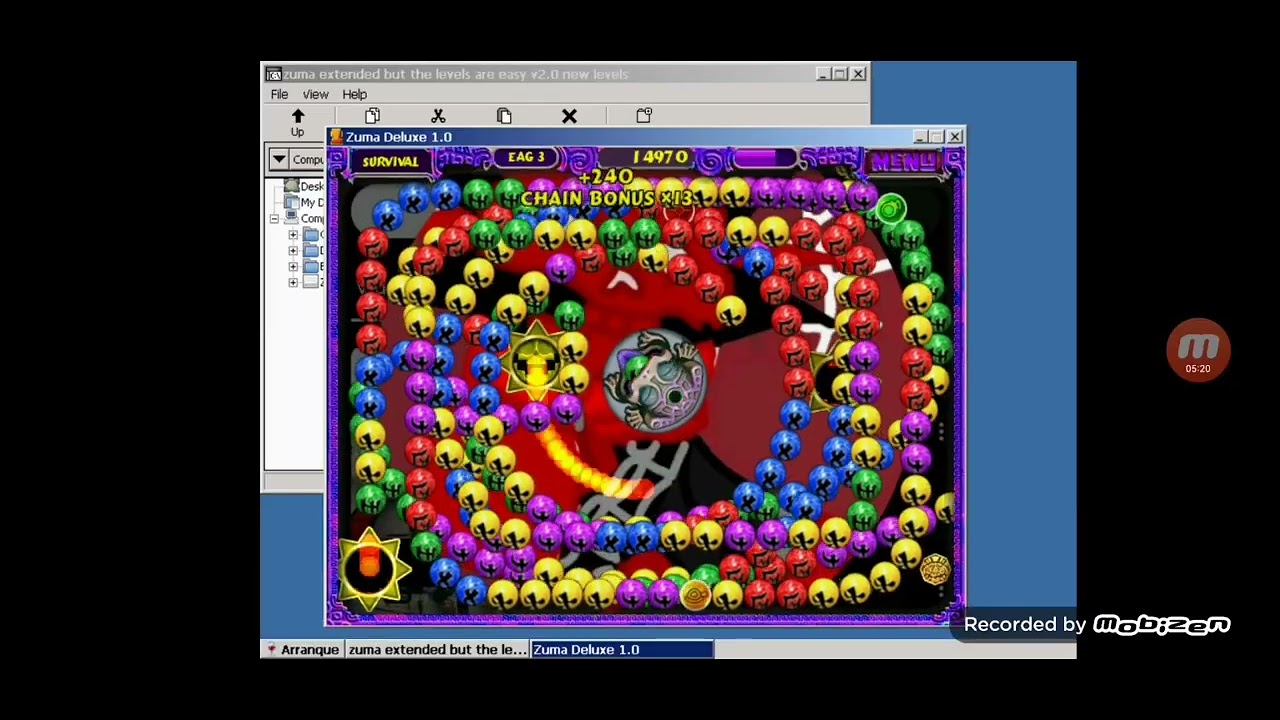 zuma extended but the levels are easy nuevos niveles xd