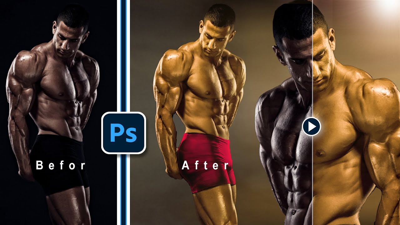 How to Color Grading in adobe Photoshop | Create The PURE GOLD Skin (Fast & Easy)