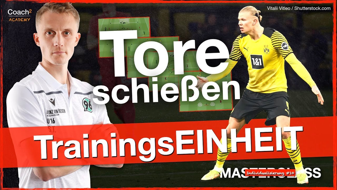 (4K) Komplette Fußball-Trainingseinheit - Tore schießen I Coach² - Individualisierung #10