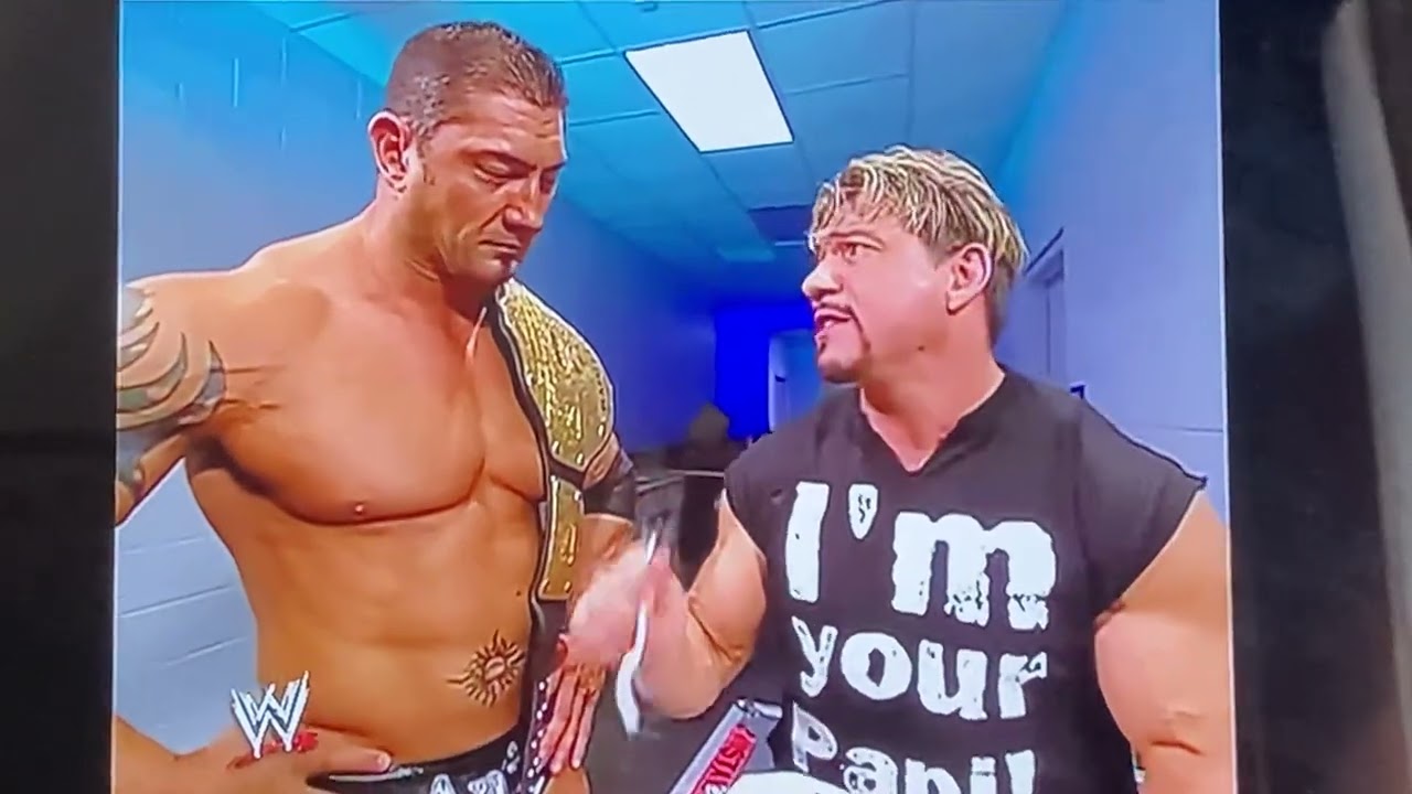 Batista steals Eddie Guerrero’s Food ￼