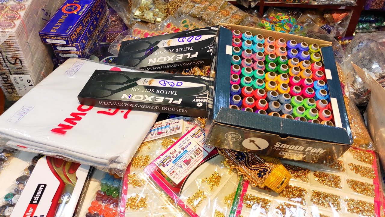 Cheapest Aari Lace Embroidery Items in One Place Wholesale Price Online Delivery Sowcarpet Lace Shop