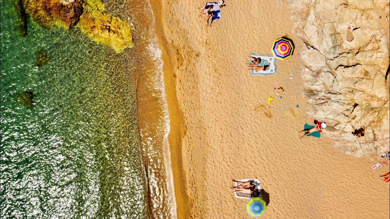 Amazing Costa Brava Spain via 4K Drone view.