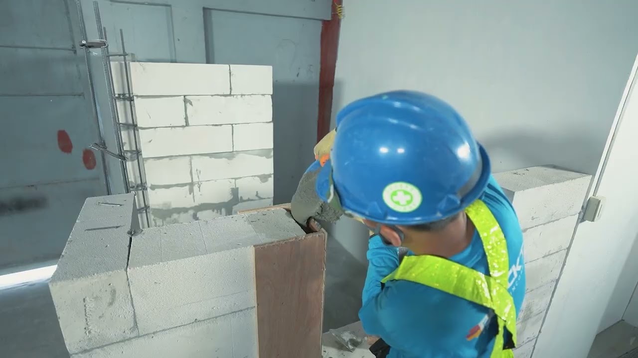 Window Installation on Blocktec AAC Blocks Wall System