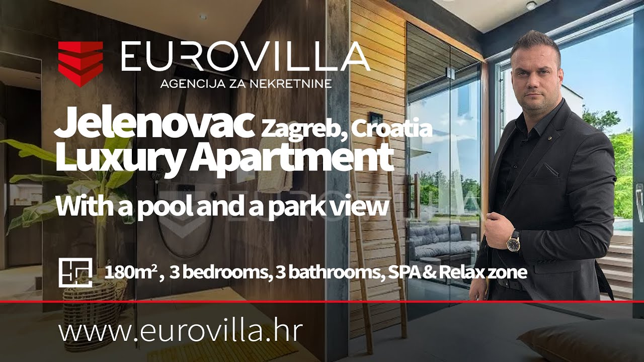 Eurovilla - Jelenovac, luxury four bedroom apartment 180m2 with garden 150m2