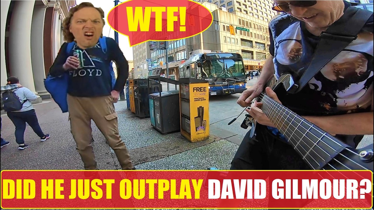 DID THIS STREET GUITARIST JUST OUTPLAY DAVID GILMOUR? (World ends)