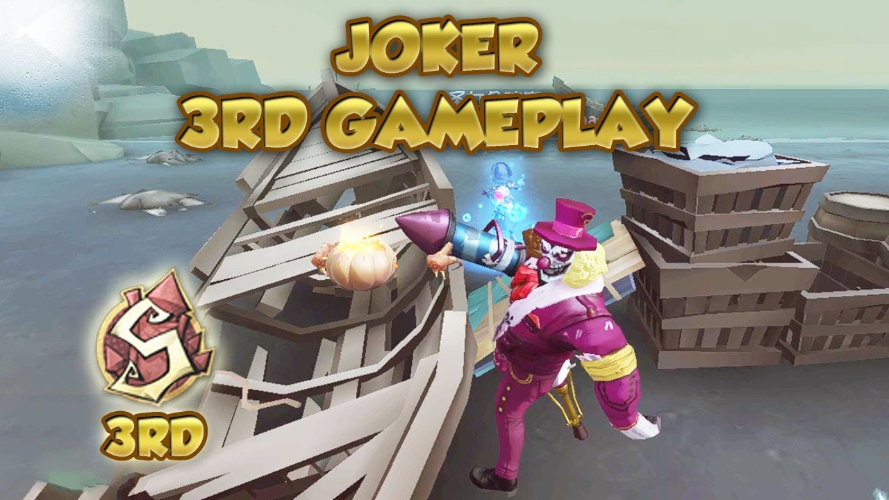 (3rd Smiley Face) Joker 3rd Gameplay | Identity V | 第五人格 | アイデンティティV | Joker