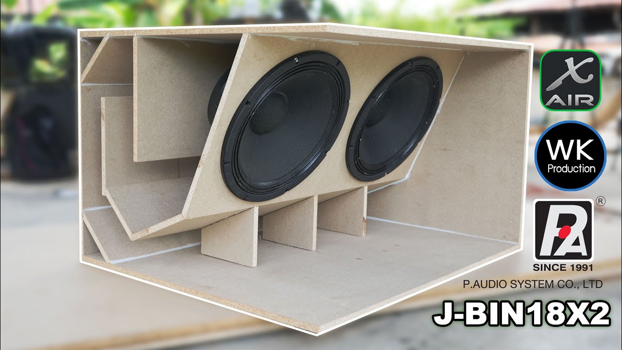 2X18 Inch  Bass Subwoofer Design - Extremely Powerful Sound For The Stage