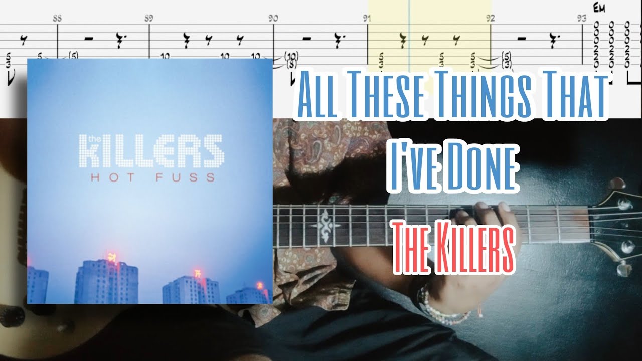 All These Things That I've Done - The Killers (guitar cover + Tab)