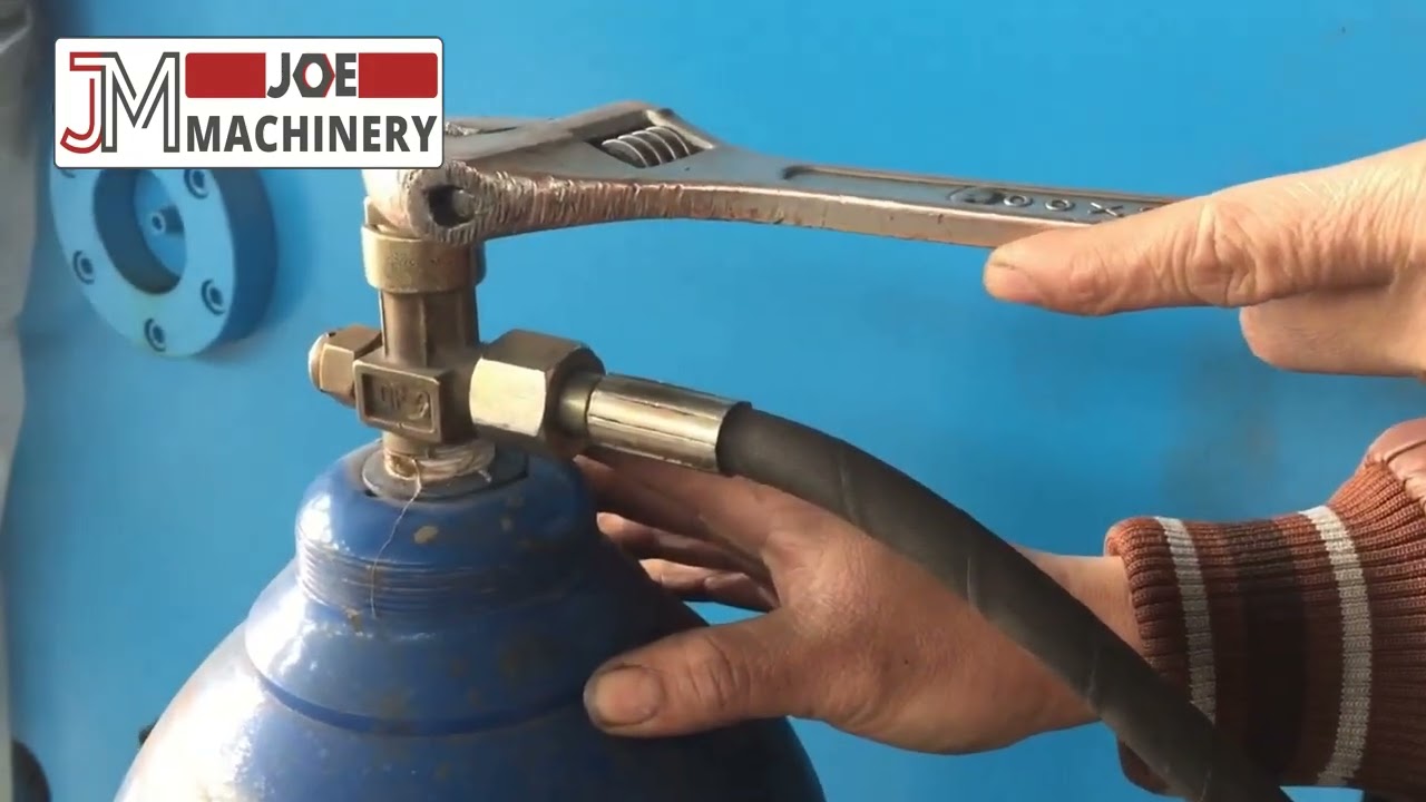 Shearing Machine Nitrogen Cylinder Filling Process