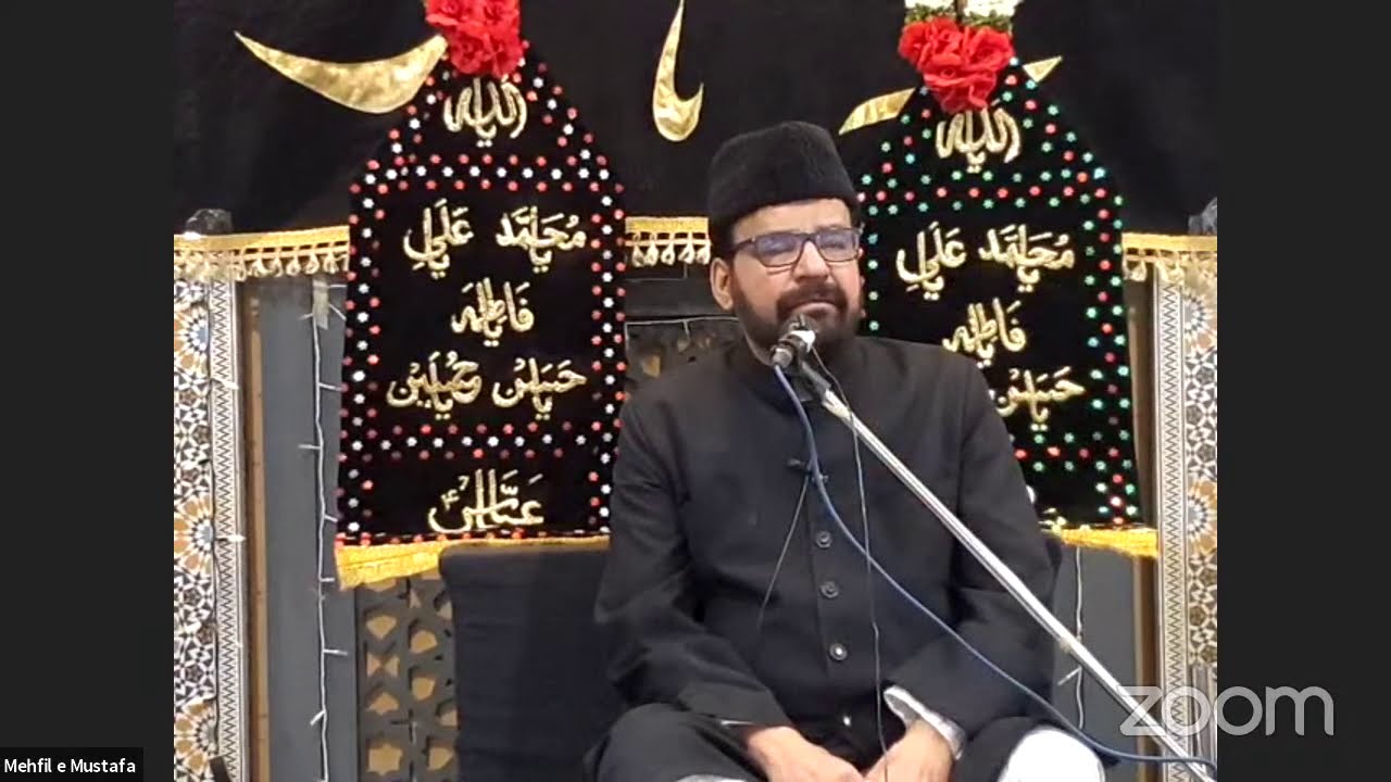 Mehfil e Mustafa - Ayyam e Fatimiyah Majlis by Maulana Abid Bilgrami Sahab - 31st Dec 2020