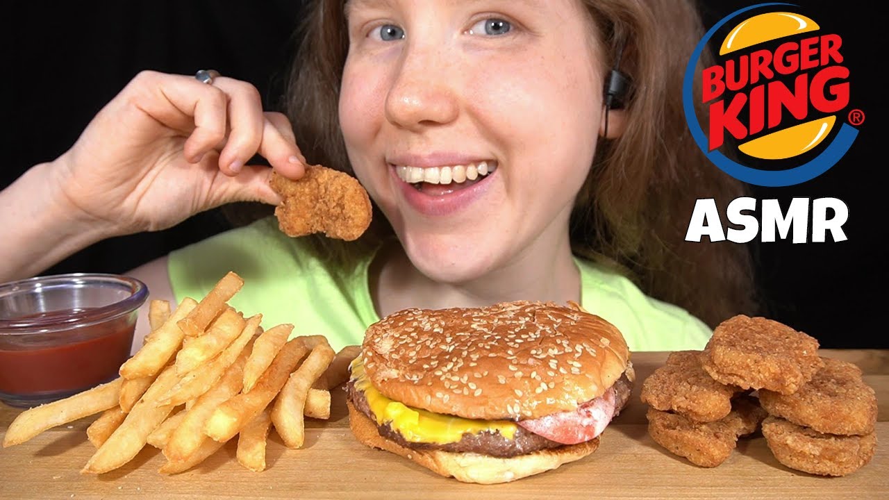 ASMR BURGER KING WHOPPER MUKBANG (With Camile ASMR) EATING SOUNDS