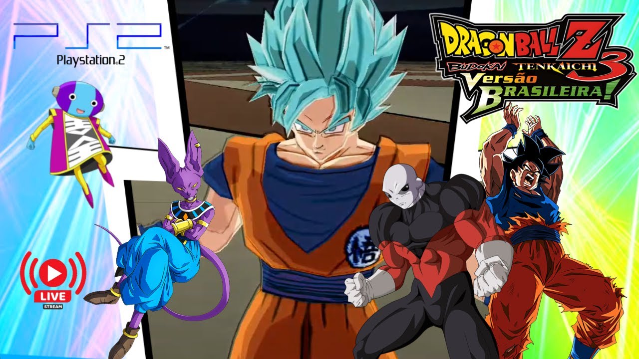 zerando ao vivo (dragon ball z budokai tenkaichi 3) versão br no ps2 PARTE 1