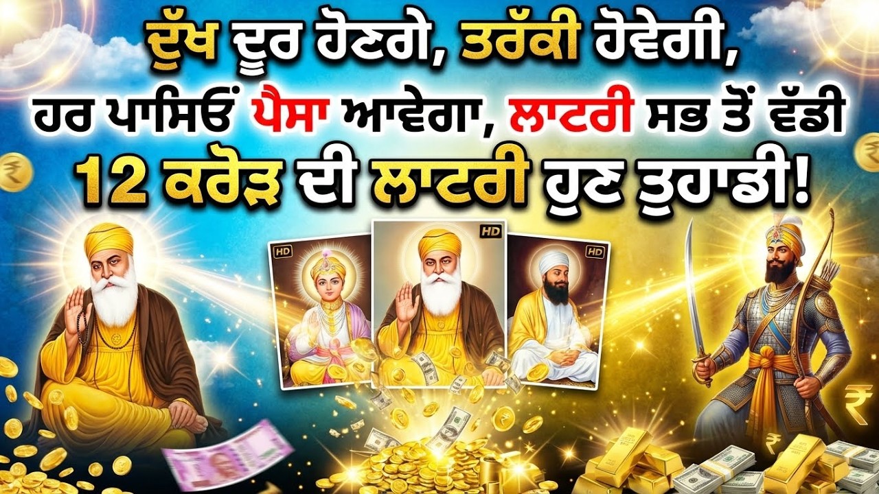 ਰੁਕੇ ਹੋਏ ਸਾਰੇ ਕਾਰੋਬਾਰ ਚੱਲ ਪੈਣਗੇ, 12 ਕਰੋੜ ਦੀ ਲਾਟਰੀ ਹੁਣ ਤੁਹਾਡੇ ਘਰ ਵਿੱਚ💰 #sankatmochan #gurbani #wmk