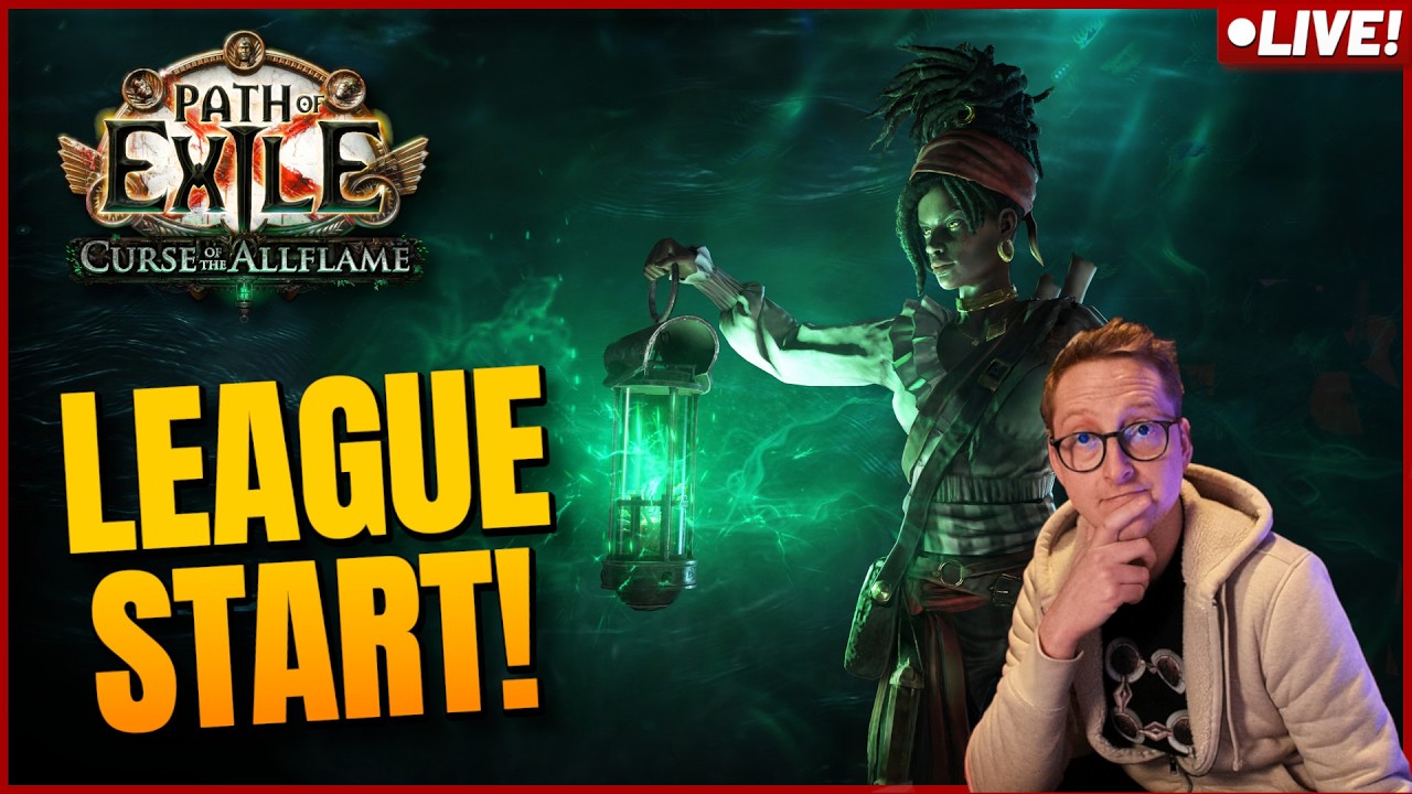🔴[LIVE] PoE 3.29 - LEAGUE START! Curse of the Allflame